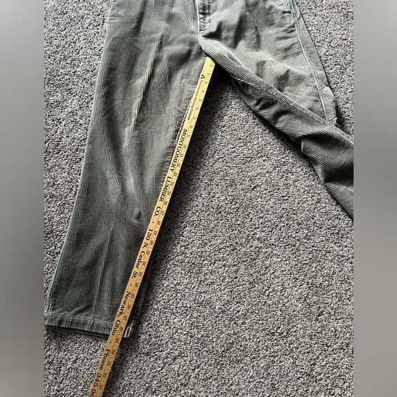 Woolrich Men's Soft Corduroys Dark Shale Casual Chore Pants Wide Wale 34x30 - Picture 3 of 7